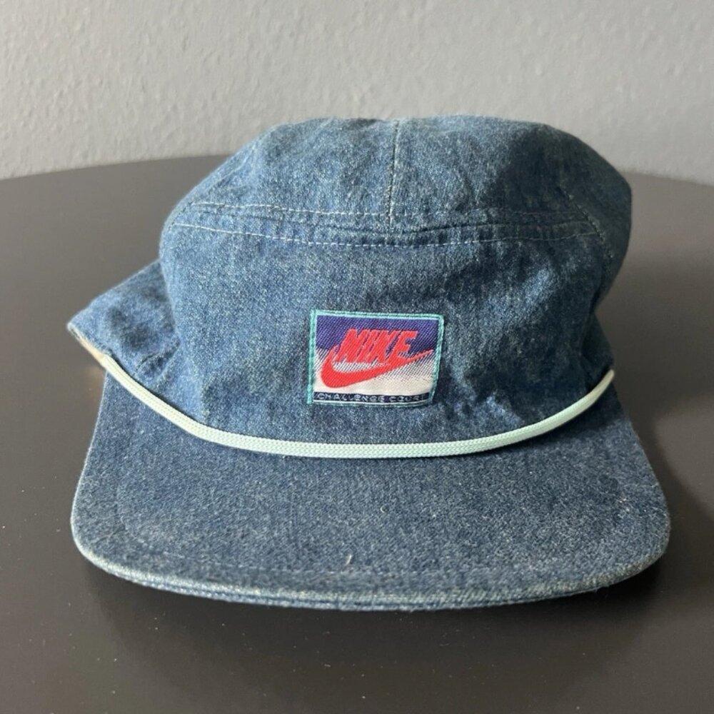 1990 Nike Challenge Court denim cap